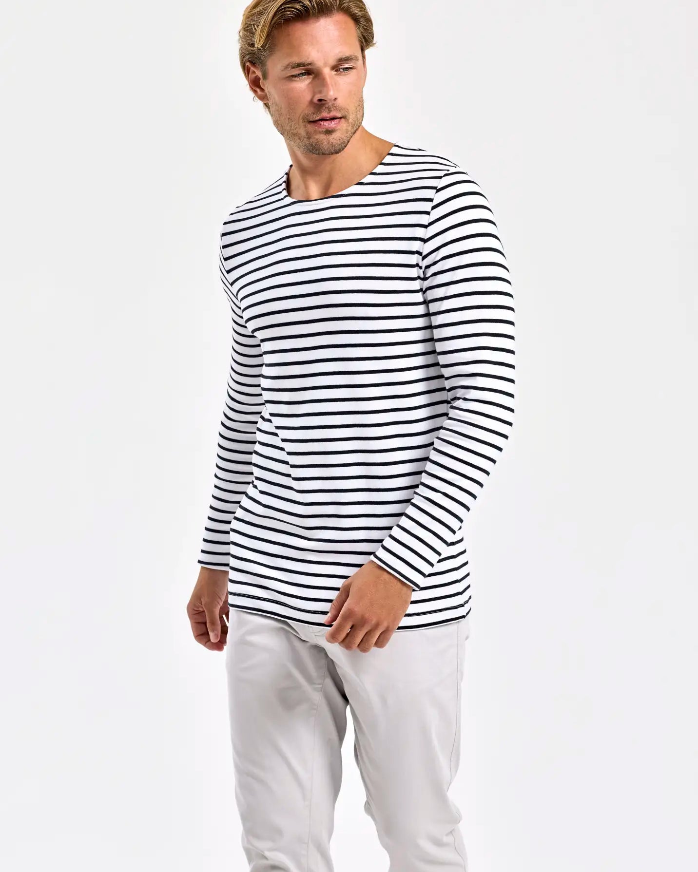 all-groups Men's Marinière Coastal Long Sleeve T-Shirt
