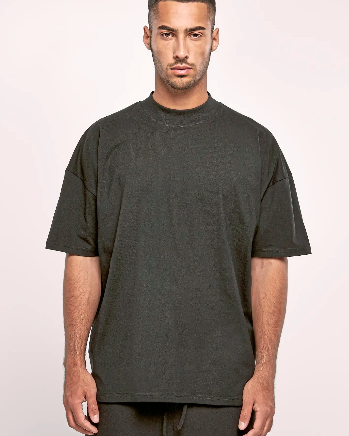 all-groups Men's Oversized Mock Neck T-Shirt