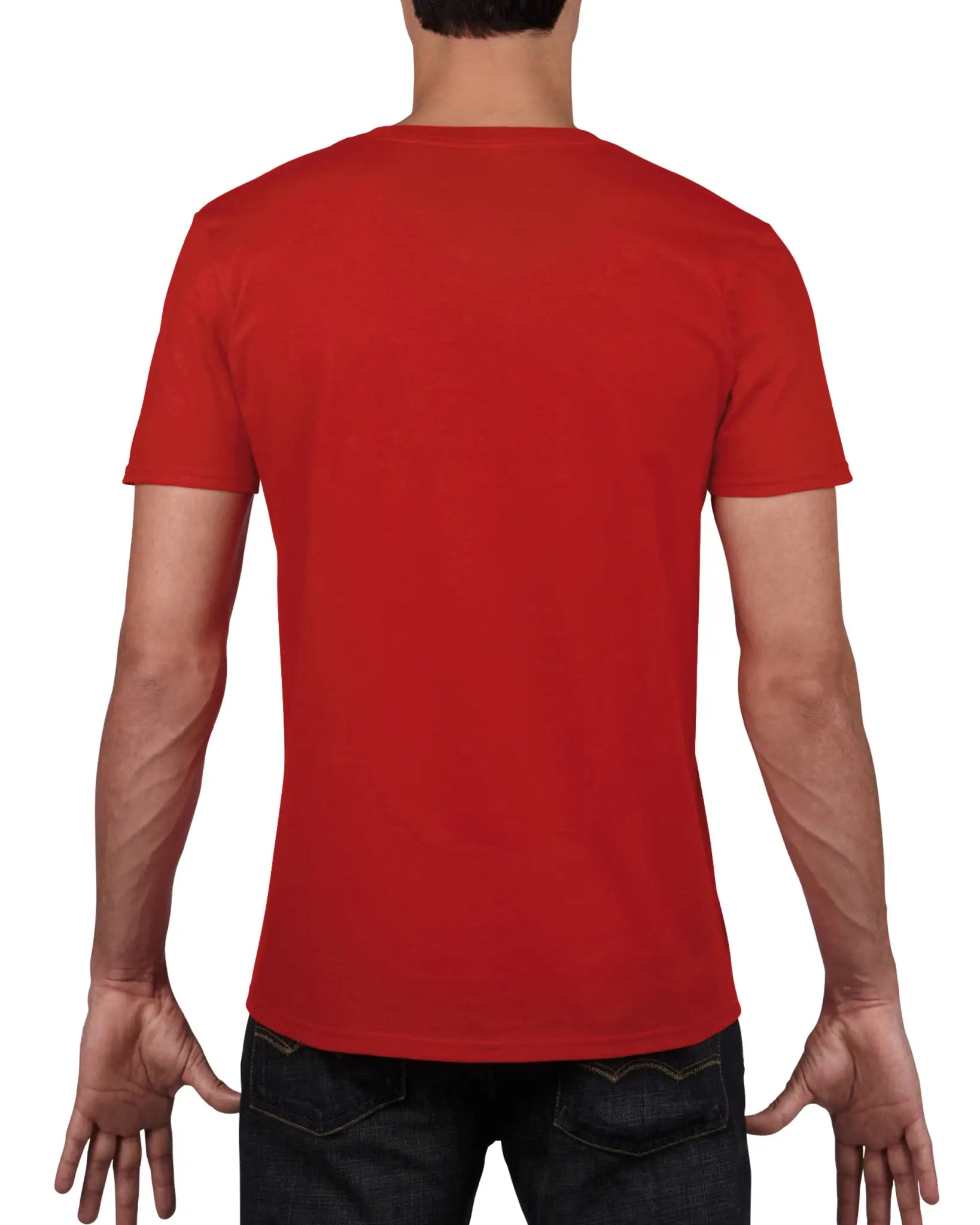 all-groups Men's Softstyle Adult V Neck T-Shirt
