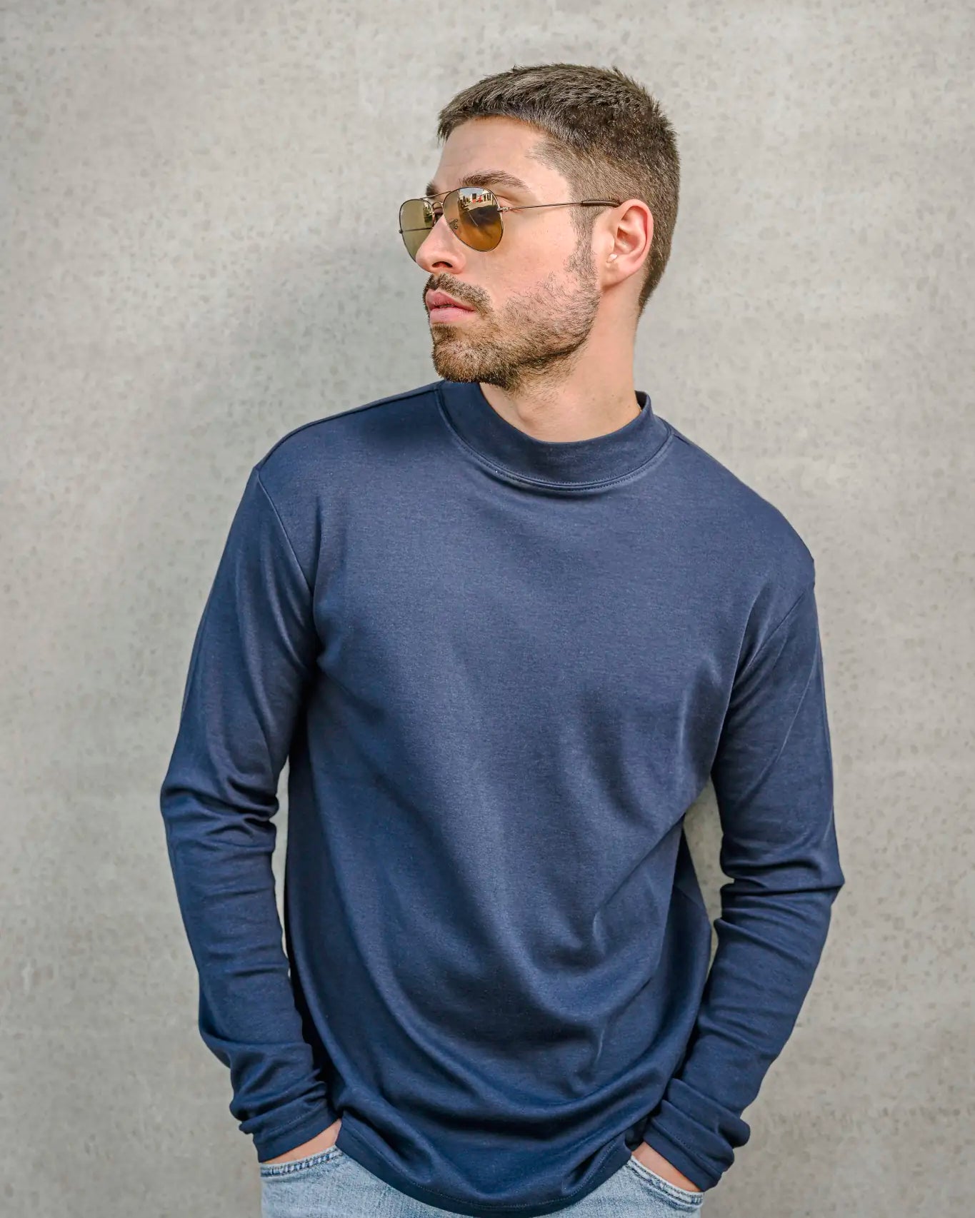 all-groups Men's Premium Highneck Longsleeve Tees