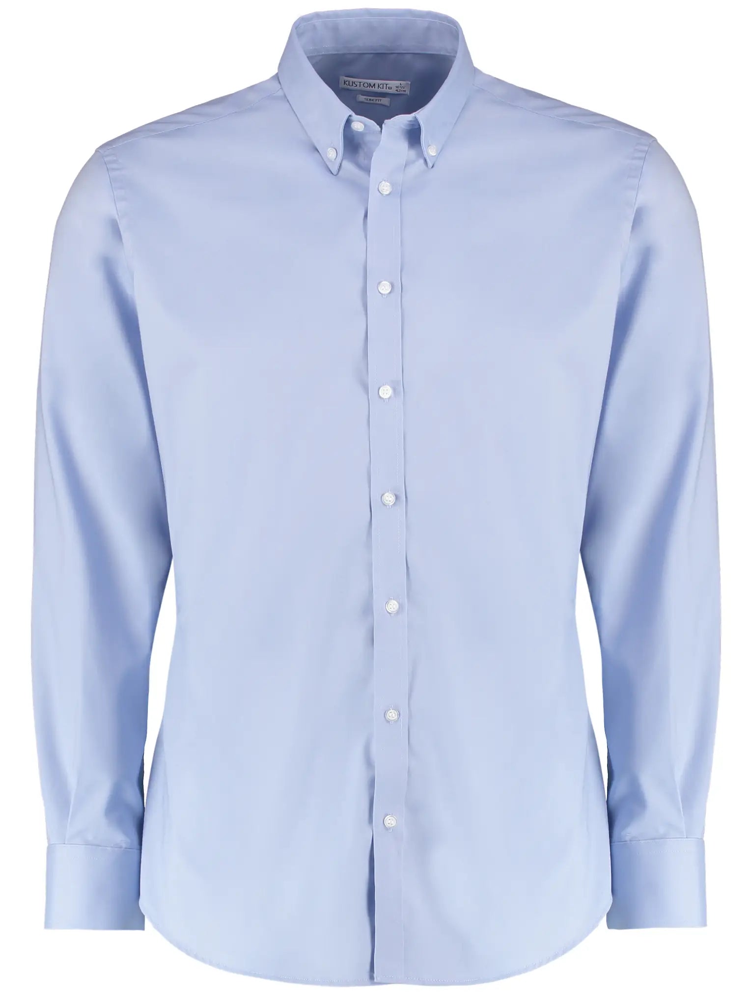 all-groups Men's Slim Fit Stretch Oxford Shirt Long Sleeve