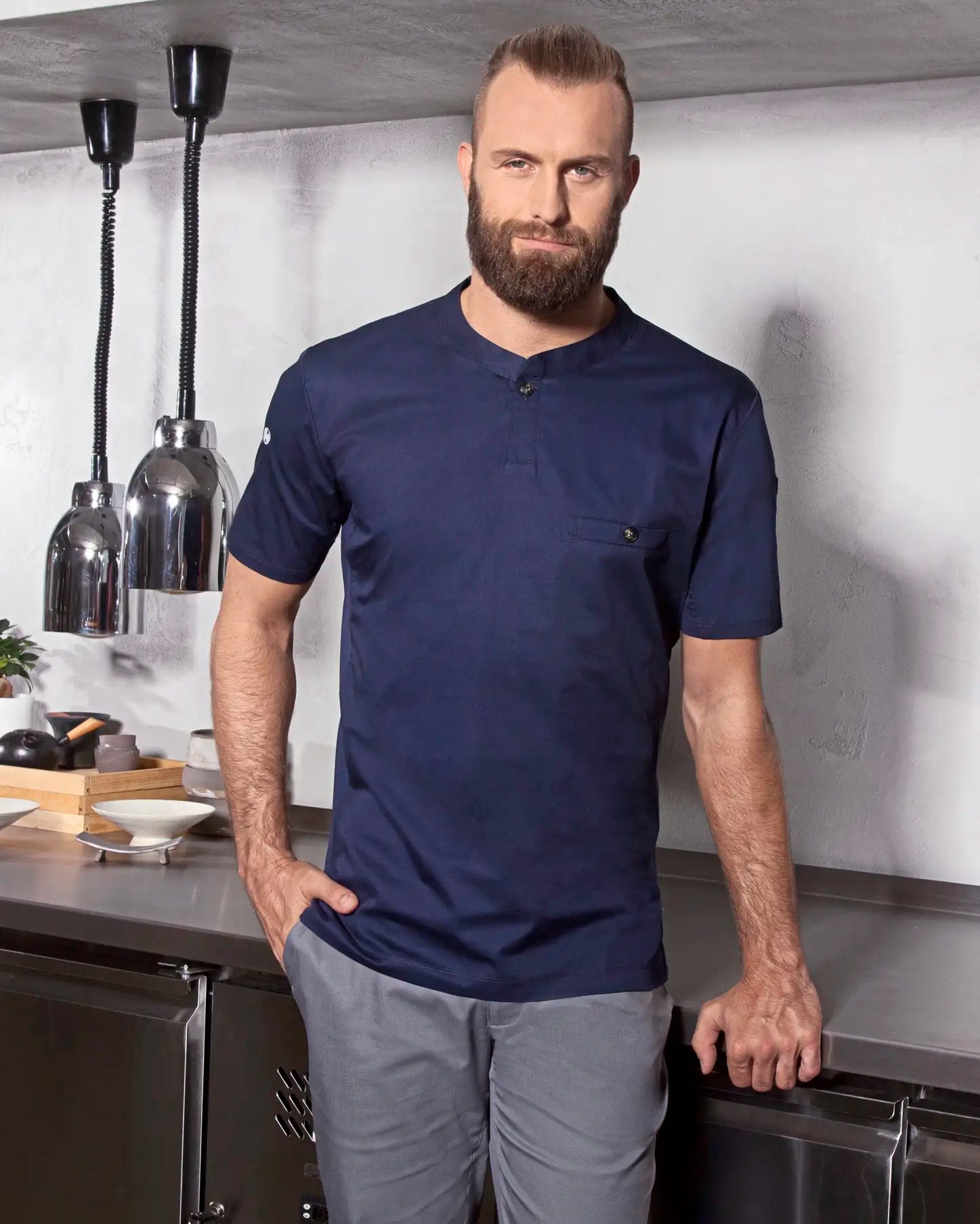 all-groups Men's Short Sleeved Work Shirt Performance