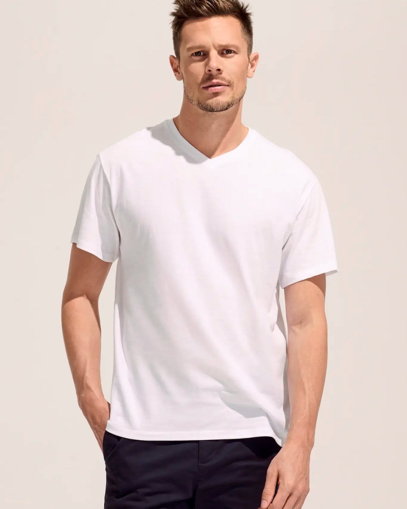 all-groups Men's V Neck T-Shirt Victory