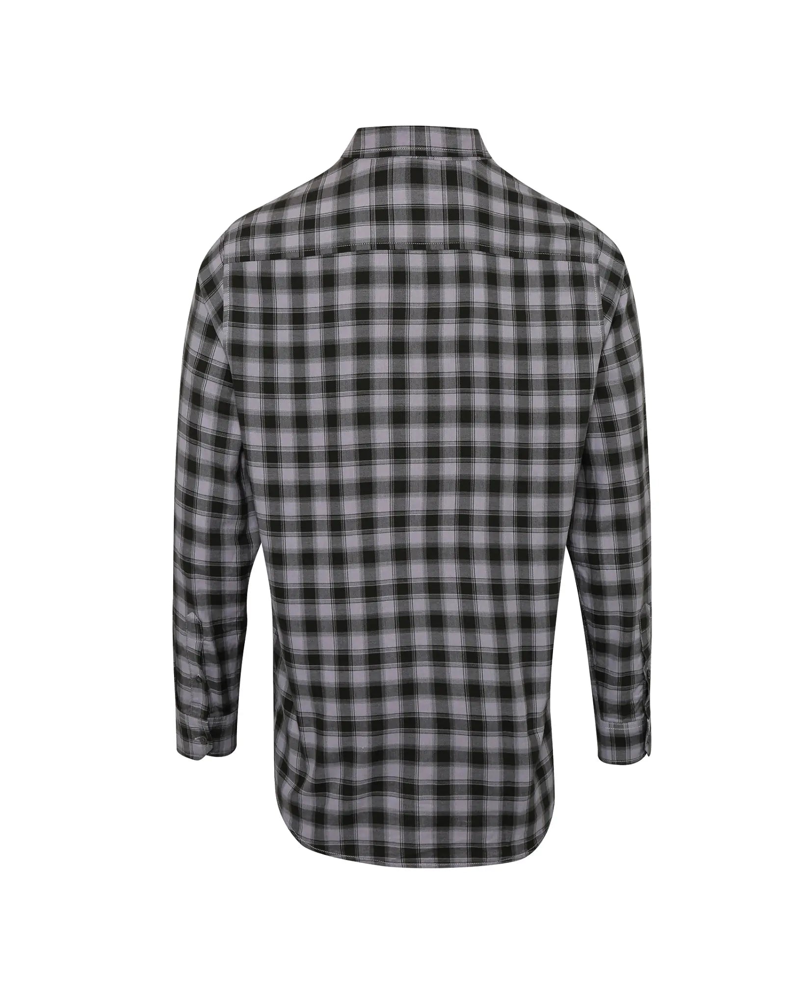 all-groups Men's Mulligan Check Cotton Long Sleeve Shirt