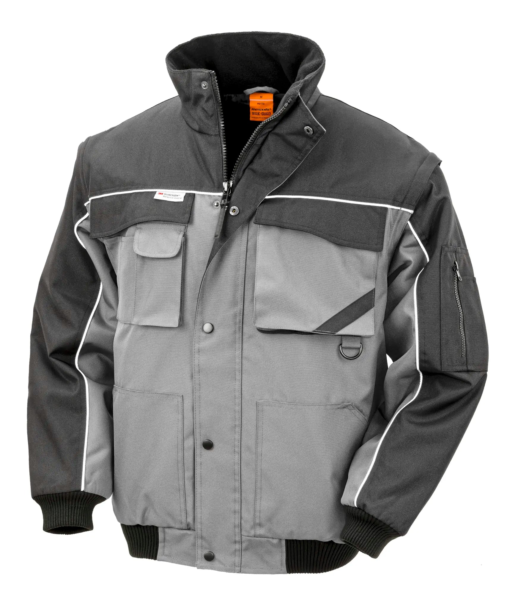 all-groups Men's Zip Sleeve Heavy Duty Jacket