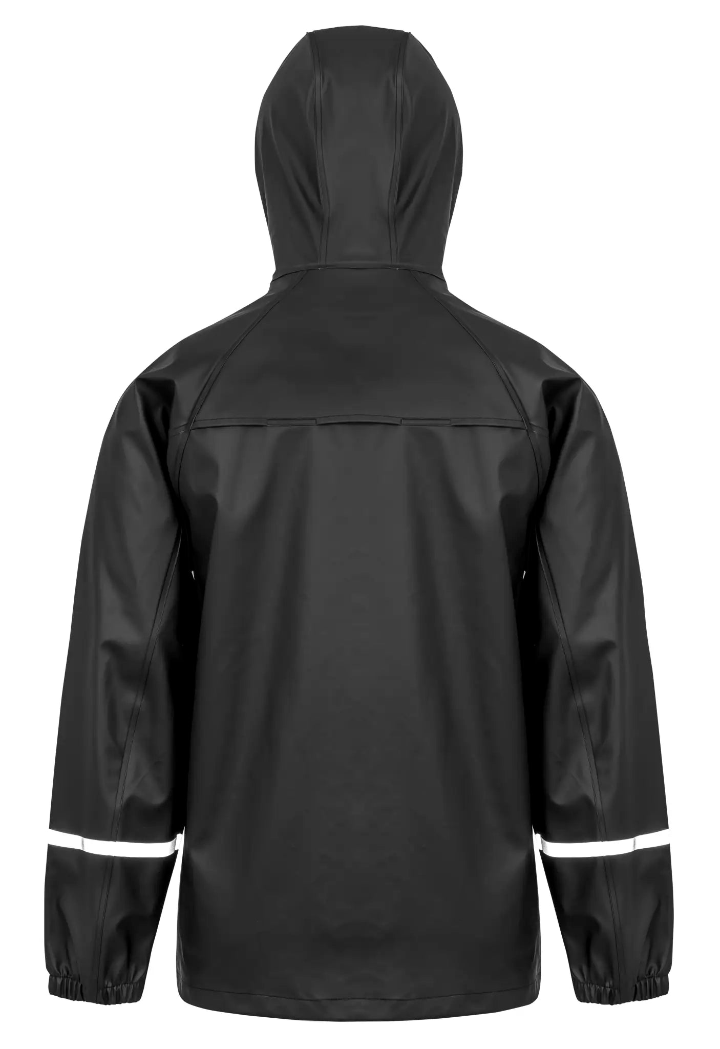 all-groups Men's Prism PU Waterproof Jacket with Reflective Bands Recycled Backing