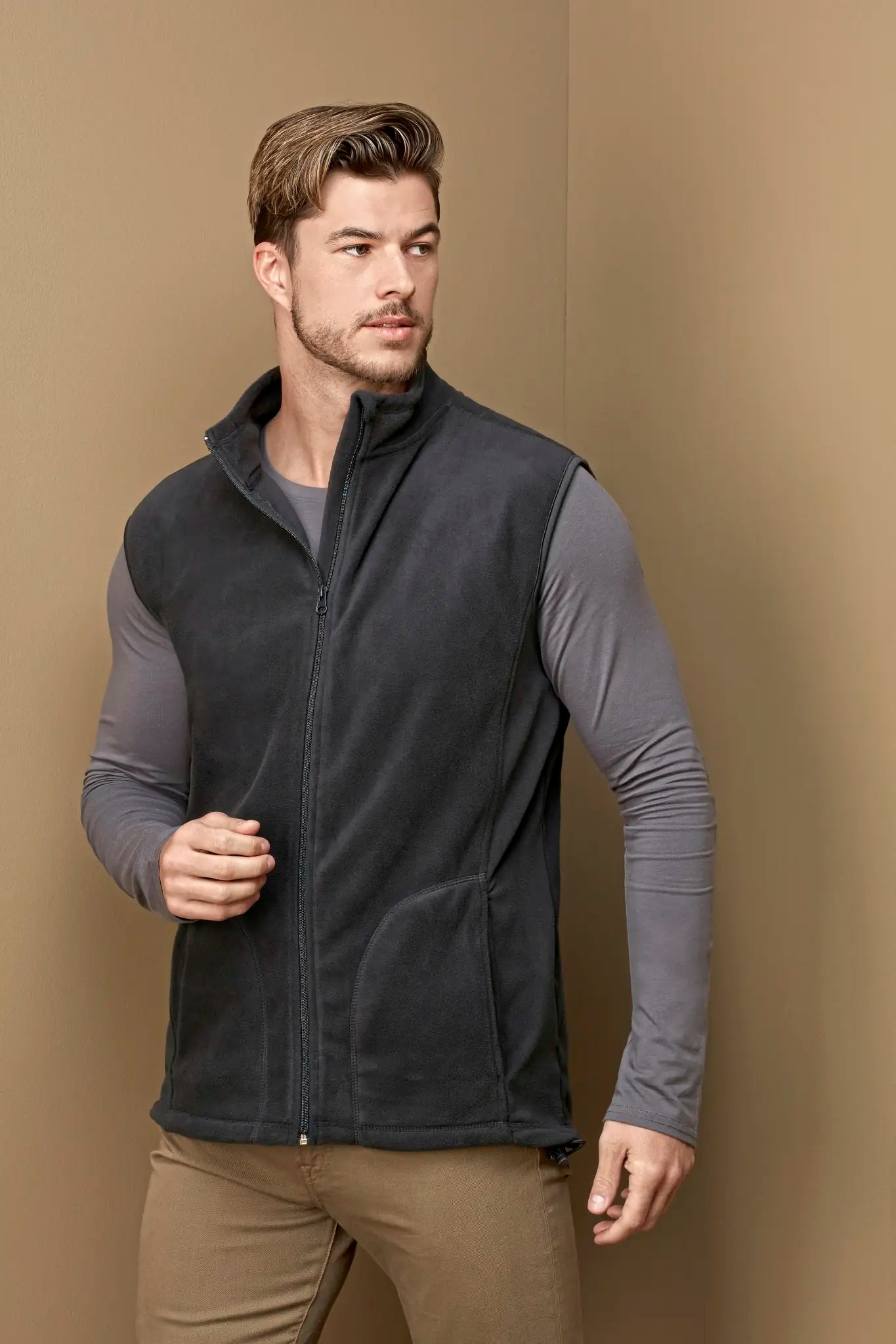 all-groups Men's Classic Fleece Vest
