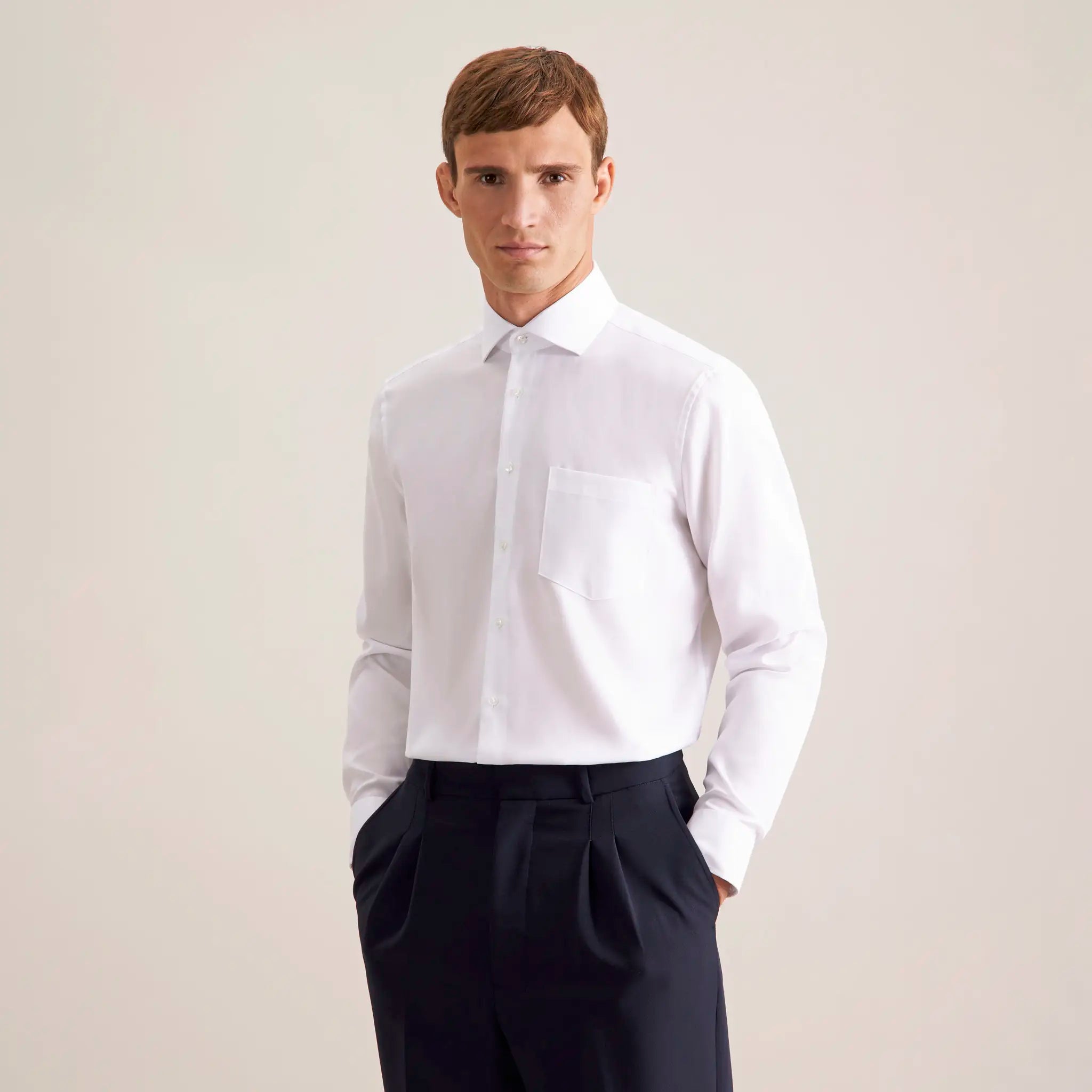 all-groups Men's Shirt Regular Fit Oxford Longsleeve