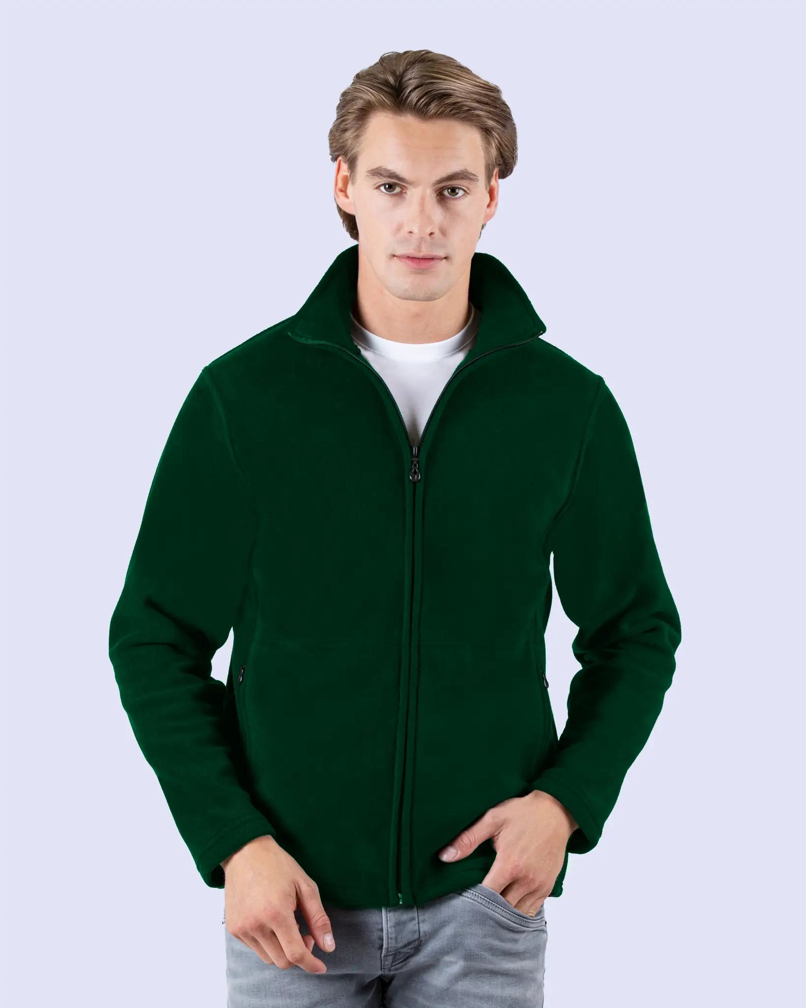 all-groups Men's Full Zip Fleece Jacket