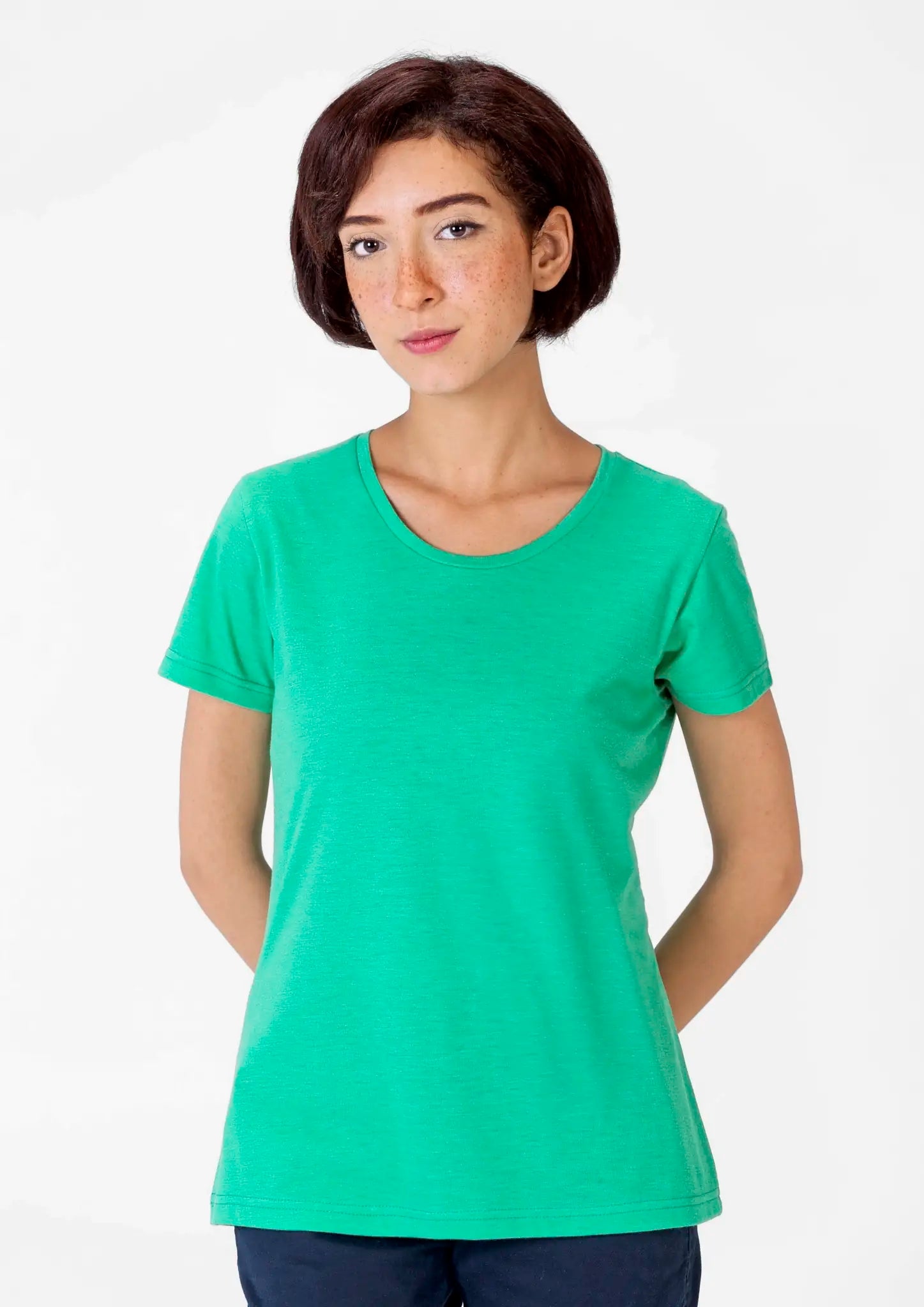 Women's Organic Cotton T-Shirt-model-photo