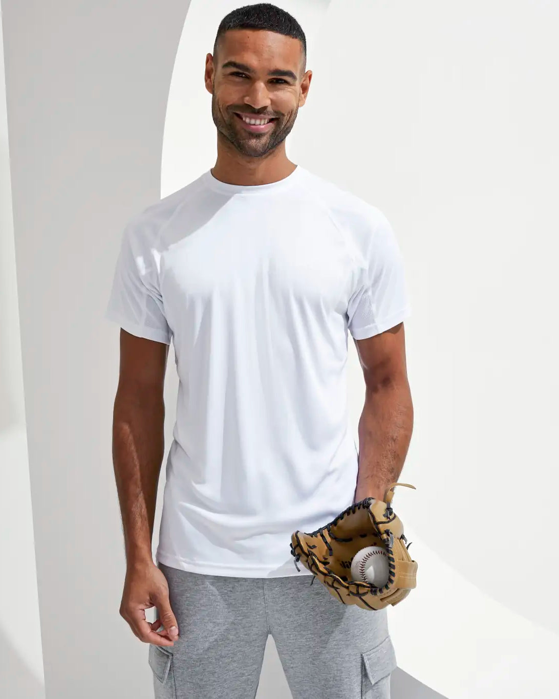 all-groups Men's Panelled Tech T-Shirt