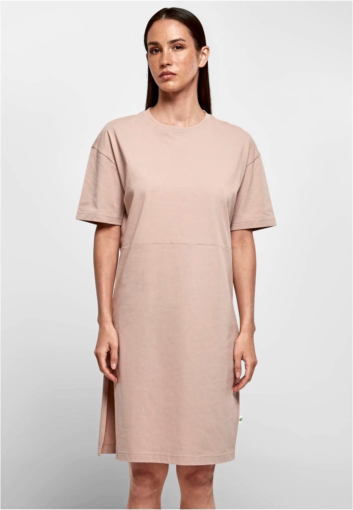 all-groups Women's Organic Oversized Slit Tee Dress