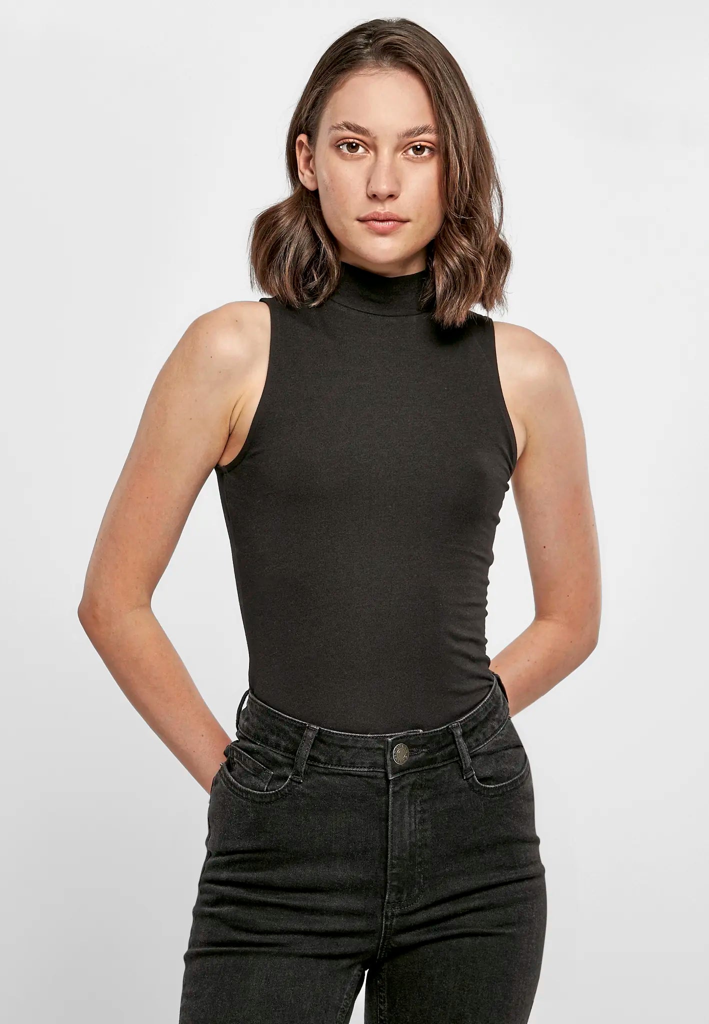 all-groups Women's Sleeveless Turtleneck Body