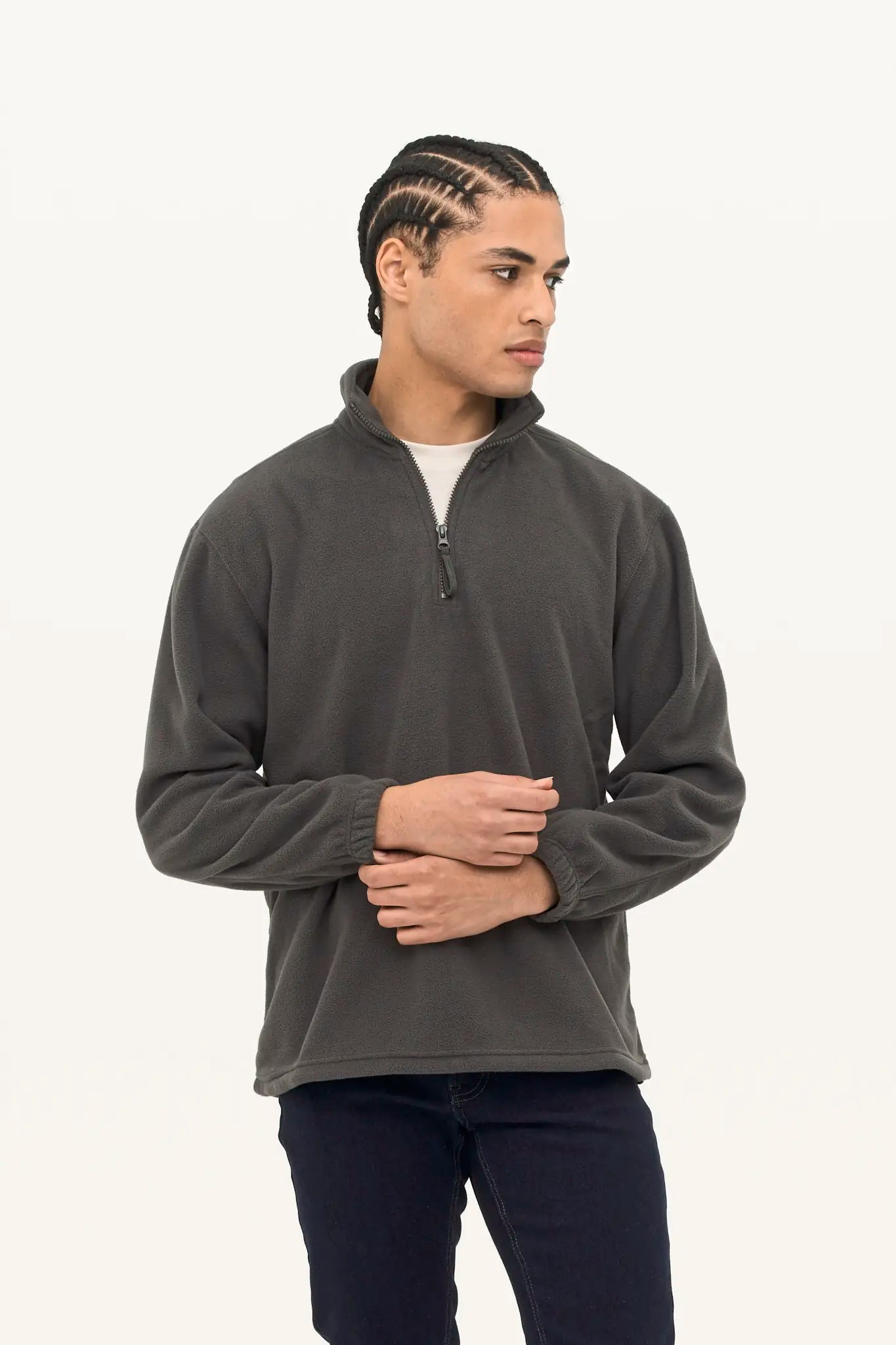 all-groups Men's Half Zip Fleece Ness