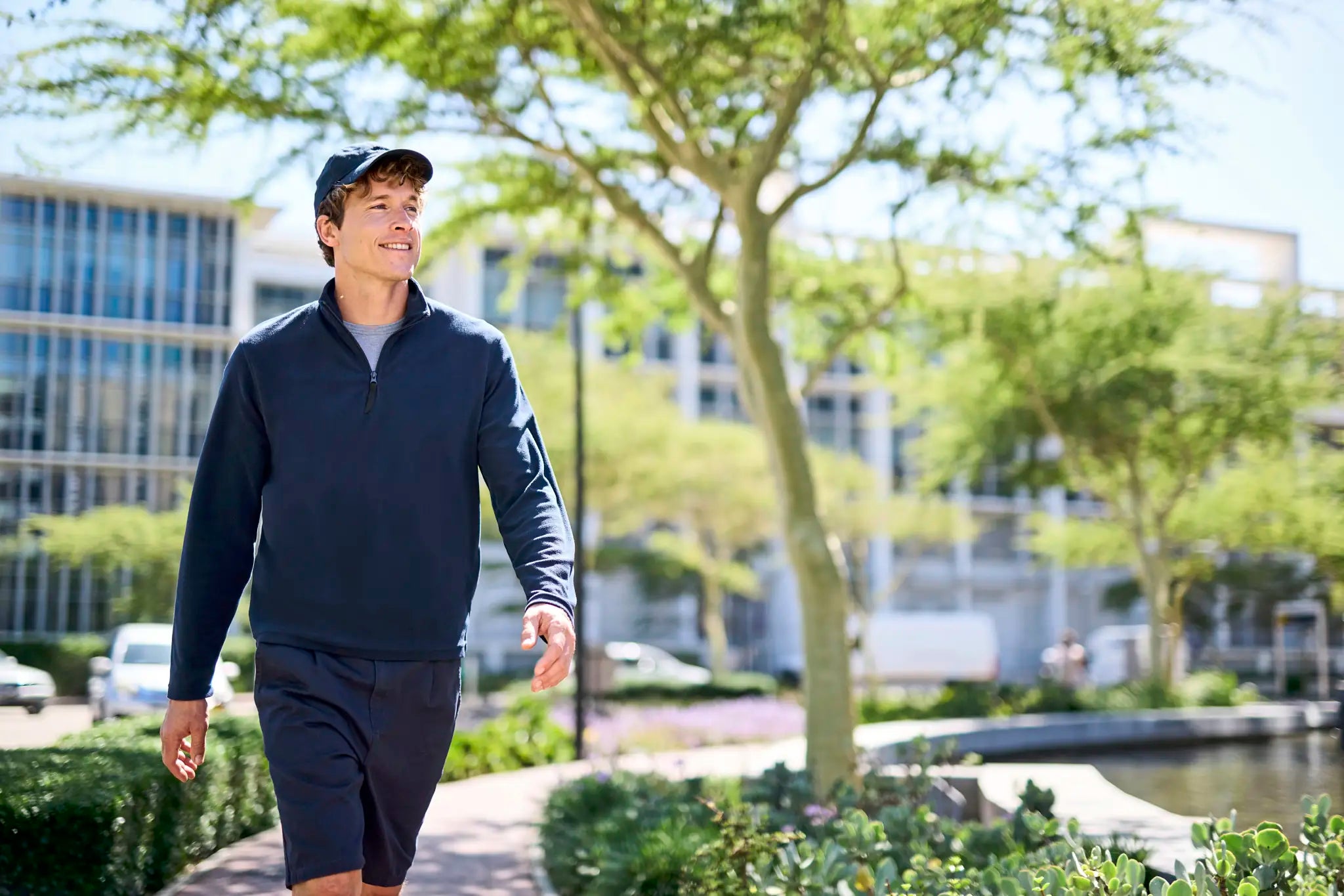 all-groups Men's Micro Zip Neck