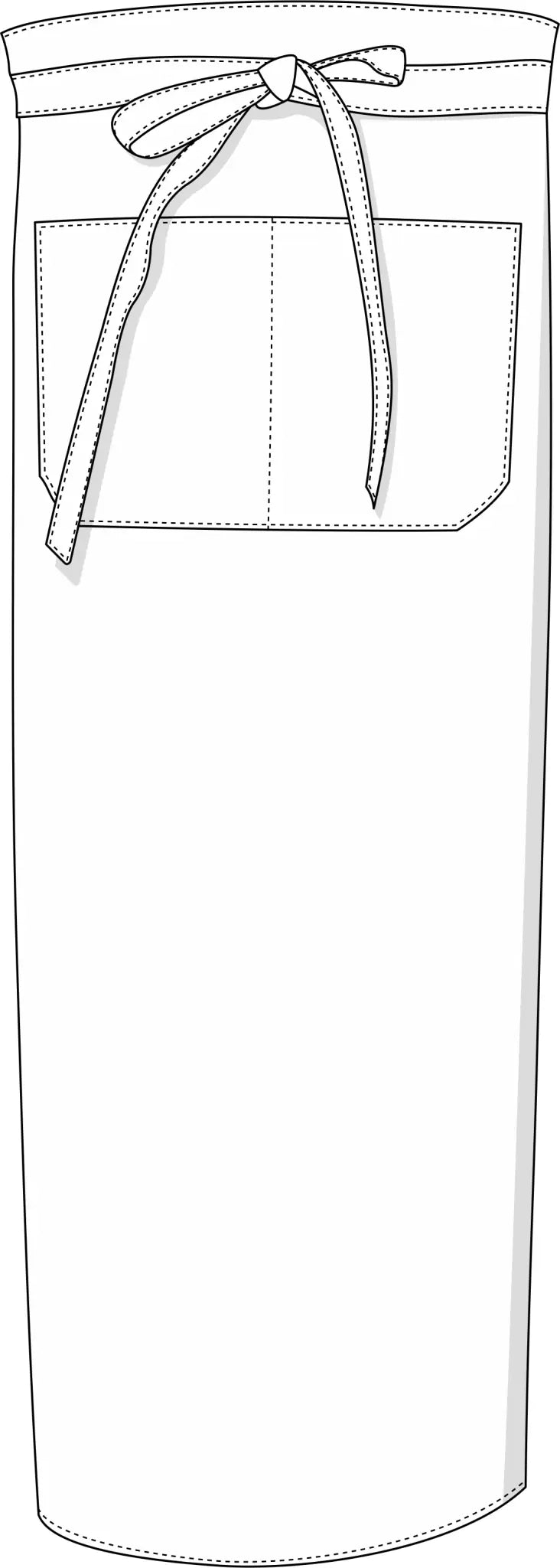 all-groups Bistro Apron With Front Pocket